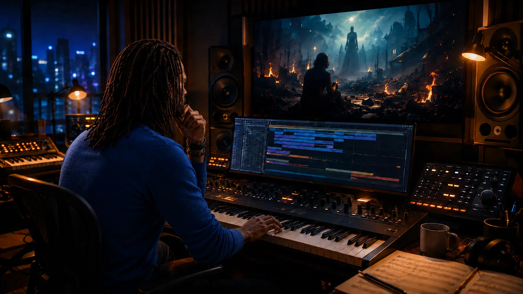 July Music Topics article about musicians and AI
