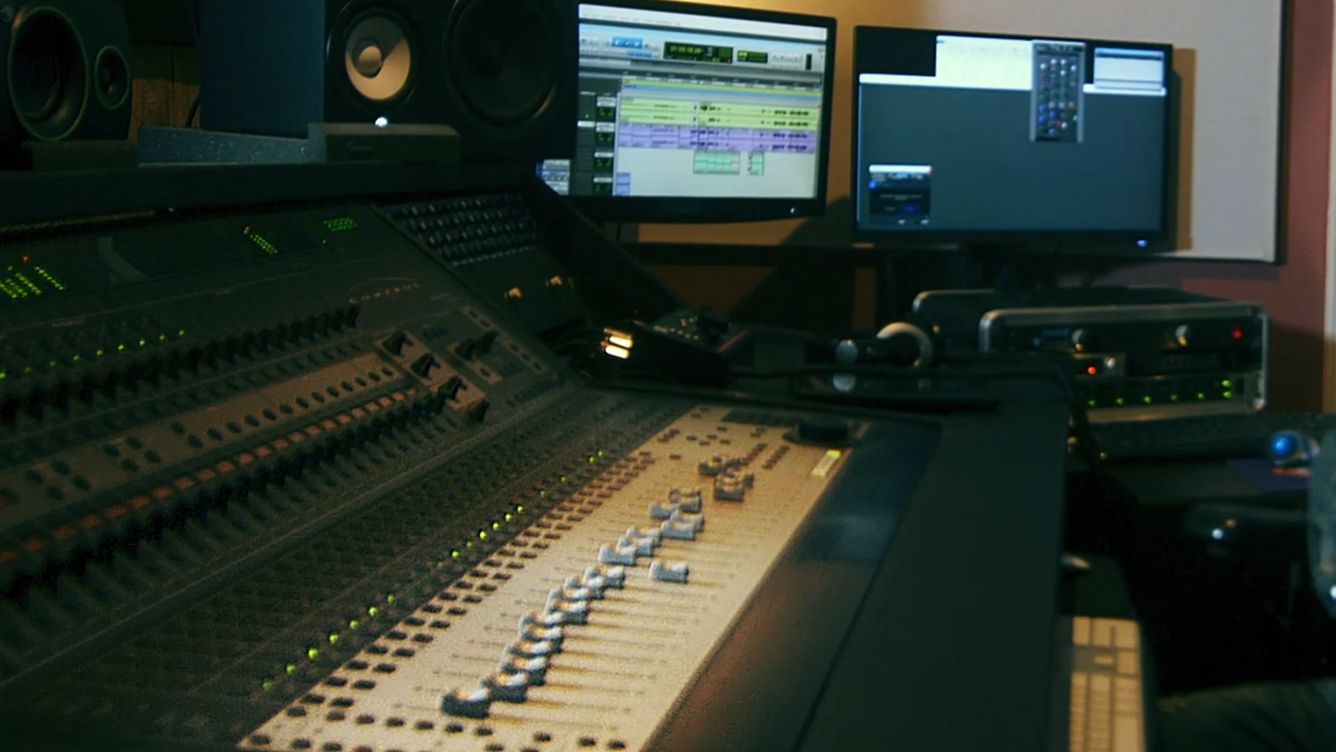 Studio boards and faders